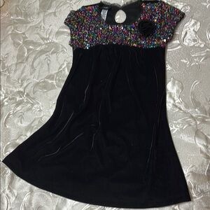 Holiday Editions Black A-line Cocktail Dress